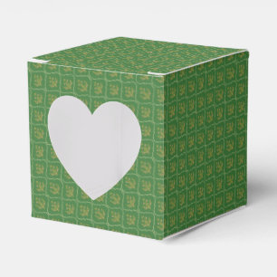 Green Tapestry Favour Box