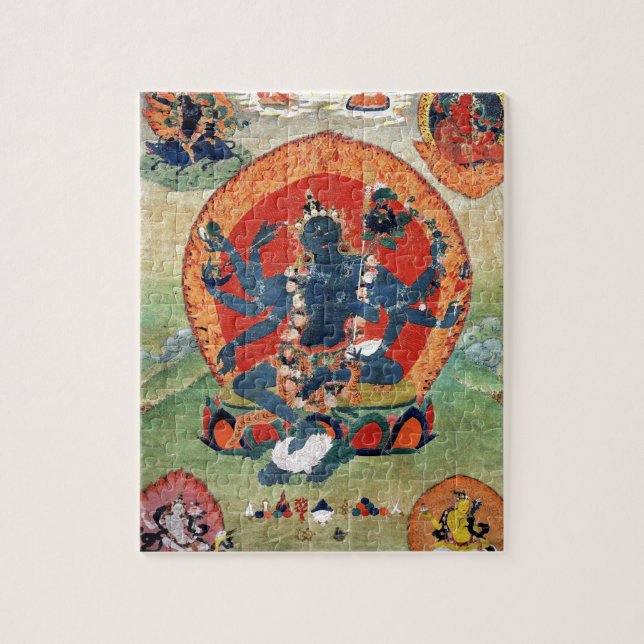 Green Tara Goddess Jigsaw Puzzle (Vertical)