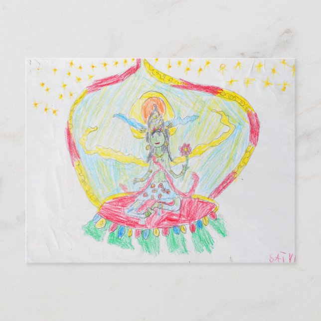 Green Tara Greeting Card (Front)