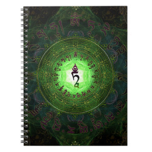 Green Tara - Protection from dangers and suffering Notebook