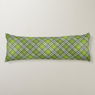 Green Tartan Body Cushion