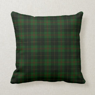 Green Tartan Plaid Scottish Pattern Cushion