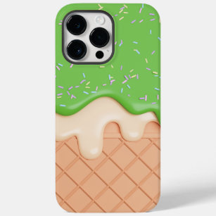 Green tea and vanilla ice cream melted HN0033 Case-Mate iPhone 14 Pro Max Case