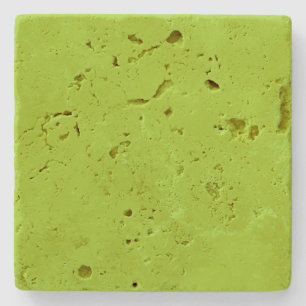 Green Tea Latte Colour Matcha Au Lait Milky Green Stone Coaster