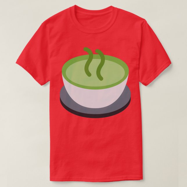 Green Tea Matcha Green Tea Teacup Without Handle 3 T-Shirt (Design Front)