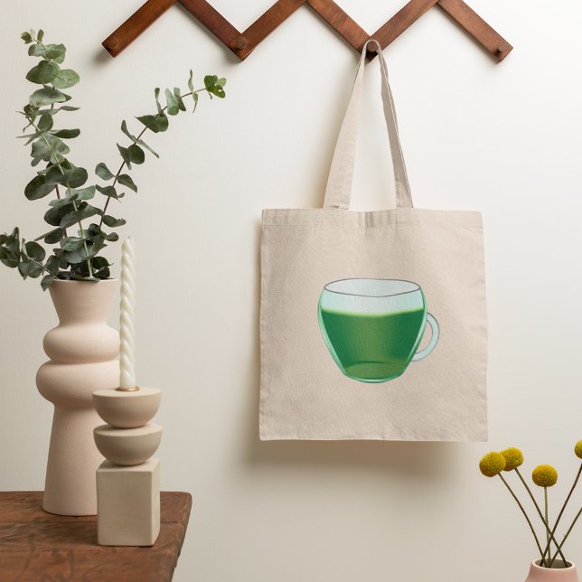 Green Tea Tote Bag (Creator Uploaded)