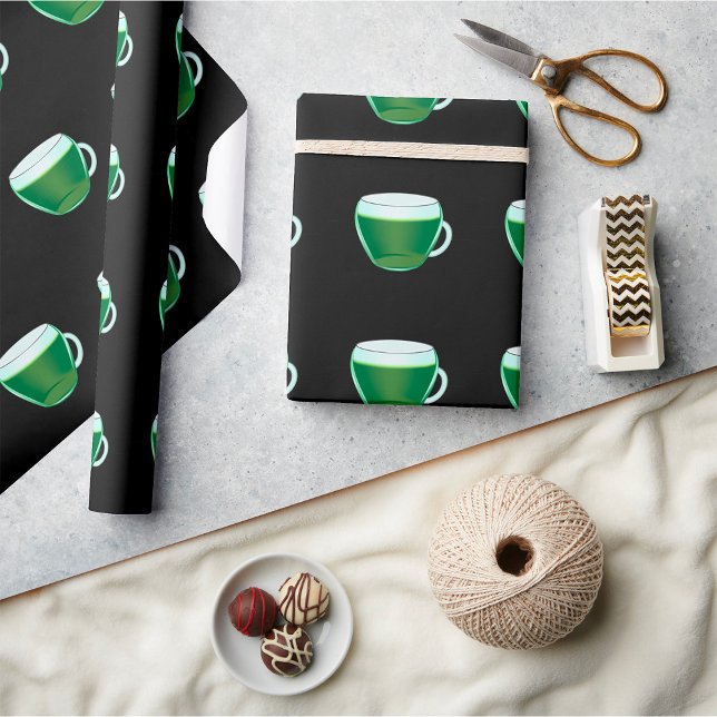 Green Tea Wrapping Paper (Creator Uploaded)