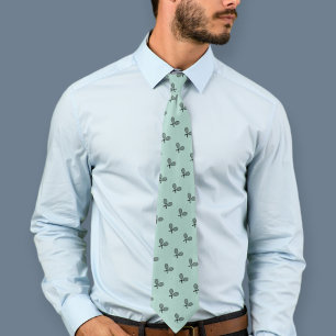 Green tennis tie, racket tie, funny wedding tie