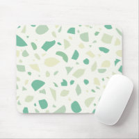 Green terrazzo pattern