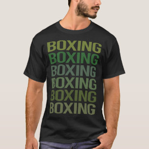 Green Text Boxing T-Shirt