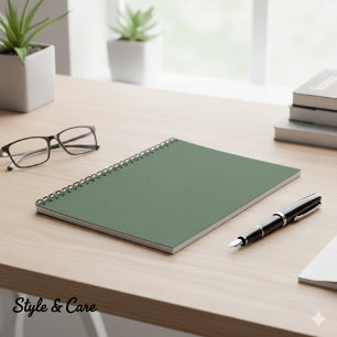Green Texture 6.5" x 8.75" Classic Notebook