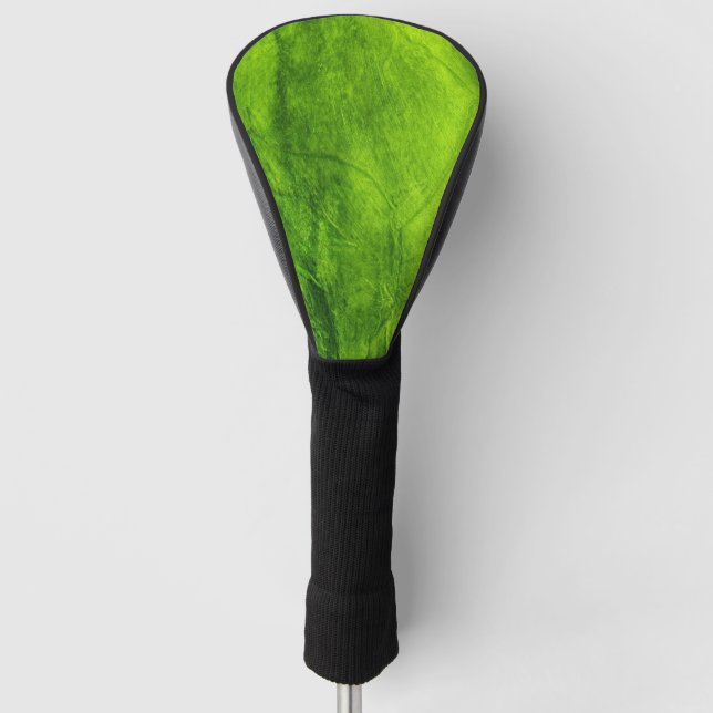 Green Textured Golf Head Cover (Front)