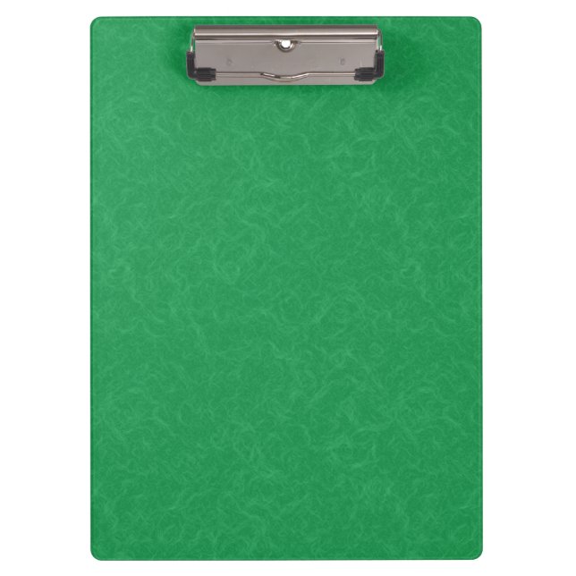 Green textured surface with  swirling pattern clipboard (Front)