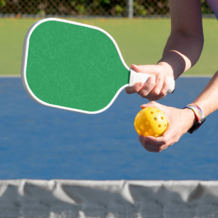 Green textured surface with swirling pattern pickleball paddle