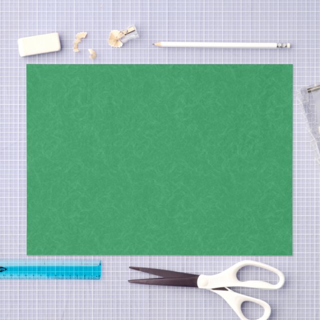 Green textured surface with  swirling pattern tissue paper (Craft)