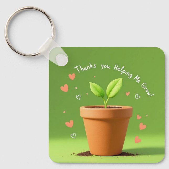 Green Thanks Radiance Key Ring (Front)