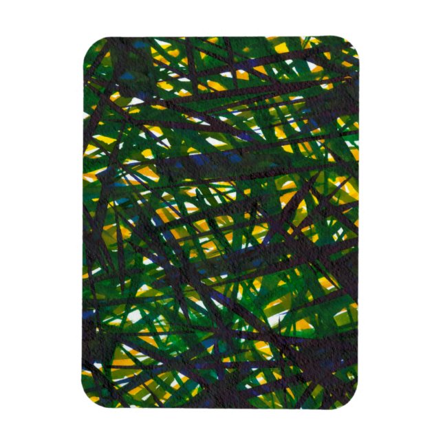 Green Thicket II Magnet (Vertical)