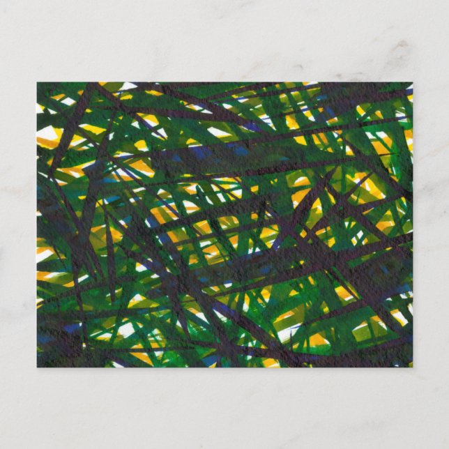 Green Thicket II Postcard (Front)