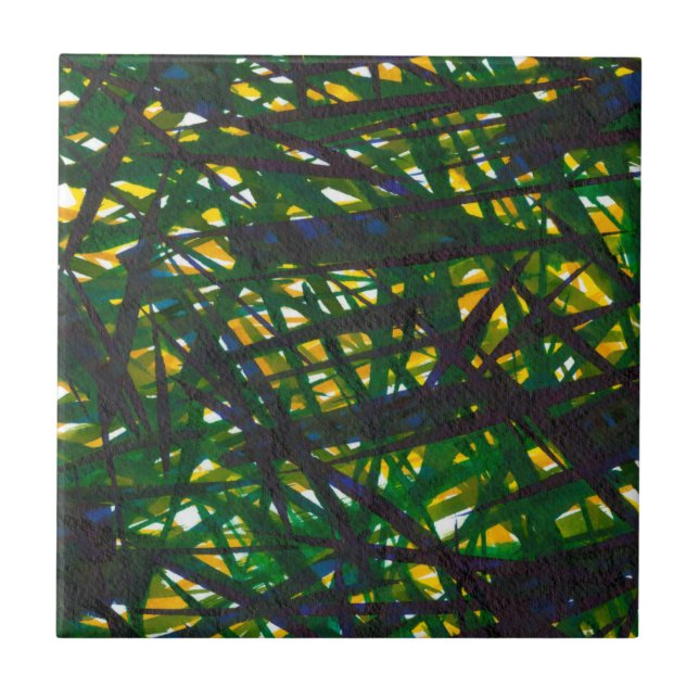 Green Thicket II Tile (Front)