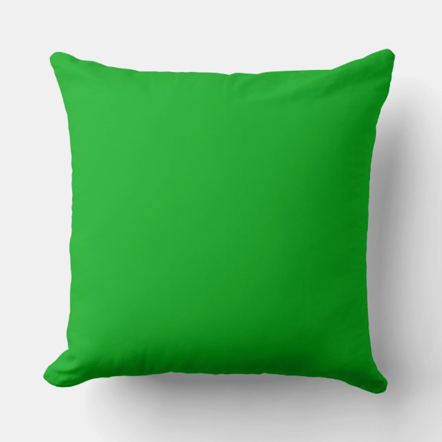 Green Throw Pillow 20" x 20" (Front)