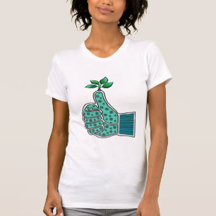 Green Thumb Gardening Glove T-Shirt
