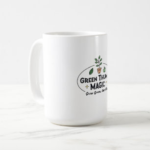 Green Thumb Magic   Urban Gardening Cofee Mug