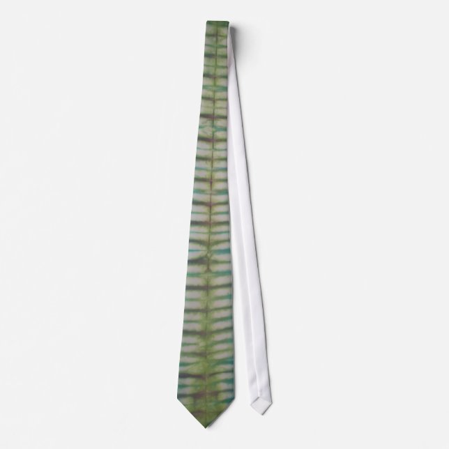 Green Tie Dye Necktie (Front)