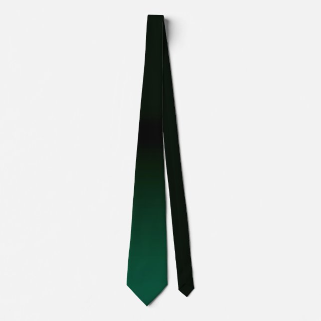 Green Tie Simple Green Wash Necktie Stylish Custom (Front)