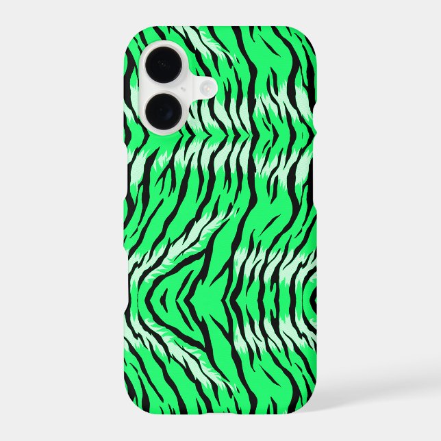 Green Tiger Animal Skin Pattern Design  (Back)