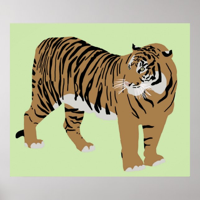 green tiger poster (Front)