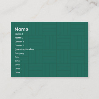 Green Tile - Chubby Business Card