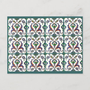 Green Tile-Turkey Postcard