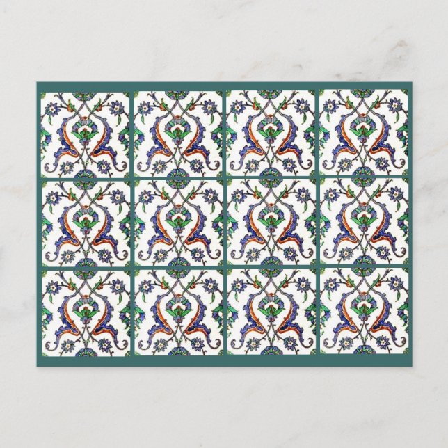 Green Tile-Turkey Postcard (Front)
