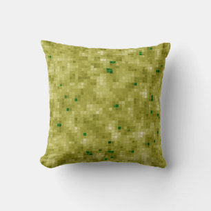 Green Tiled Design Cushion