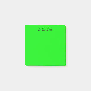 Green To Do List Post-it Notes