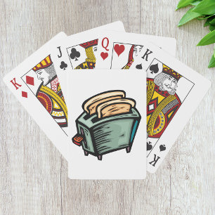 Green Toaster Playing Cards