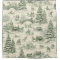Green Toile Christmas Sleigh Ride Pattern (3)