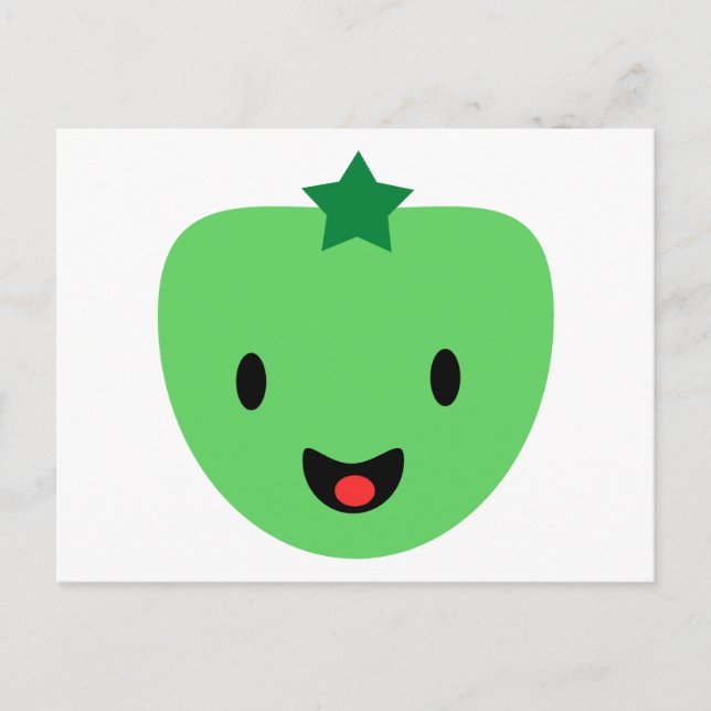 Green tomato postcard (Front)