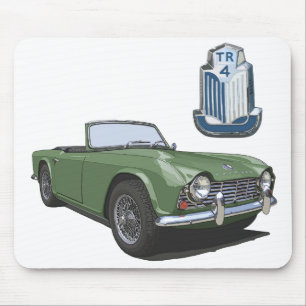 Green TR4 Mouse Pad
