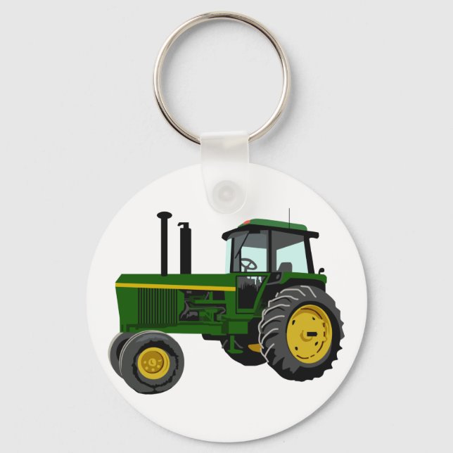 Green Tractor Key Ring (Front)