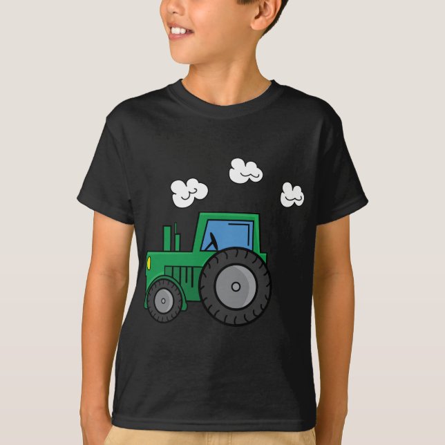 Green Tractor T-Shirt (Front)
