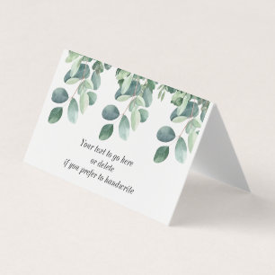 Green trailing eucalyptus leaves