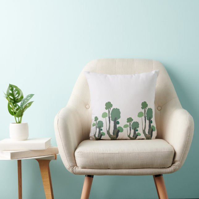 Green Tree Cushion (Chair)