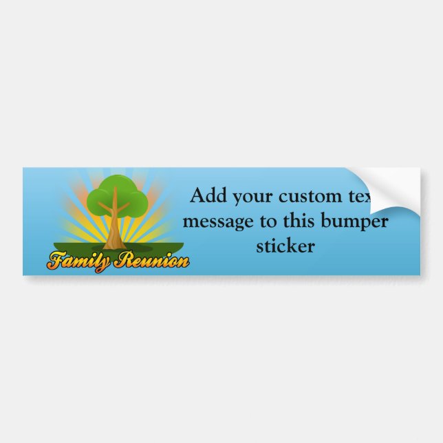 Green Tree Family Reunion Logo Bumper Sticker (Front)
