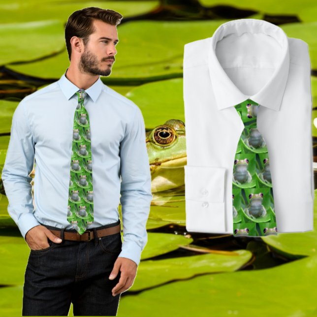 Green Tree Frog Tie (Creator Uploaded)