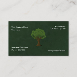Green Tree Garden Lawn Care and Landscape Business Card