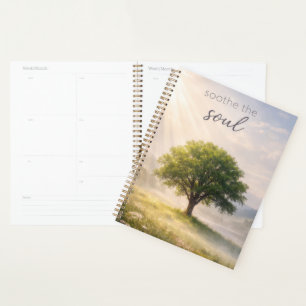 Green Tree In Sunbeams Planner