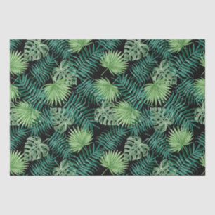 Green Tree Leaves Plants Pattern Tissue Paper