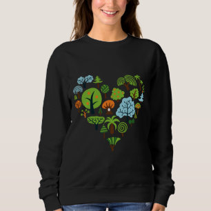 Green Tree Love Sweatshirt