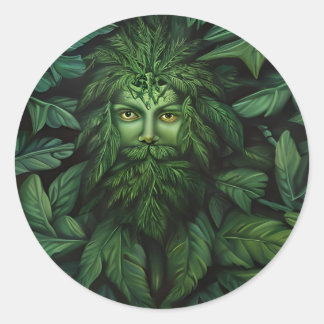 Green Tree Man stickers